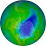 Antarctic Ozone 2007-12-09